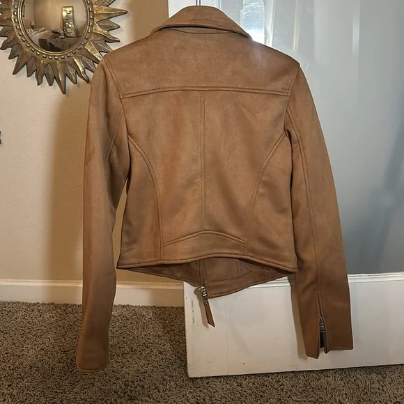Abercrombie & Fitch Vegan Leather Jacket - Picture 3 of 4